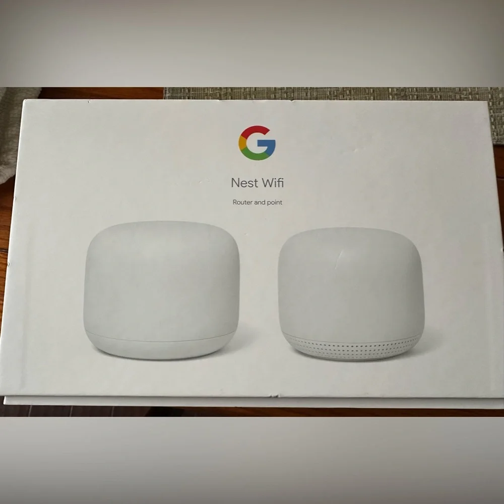 Google Nest Wifi 3 Pack (AC2200 Mesh Router with 2 Points) w/6600 Sq Ft Coverage